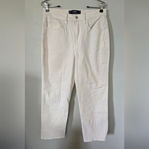 Hollister White Straight Leg Jeans Size 11